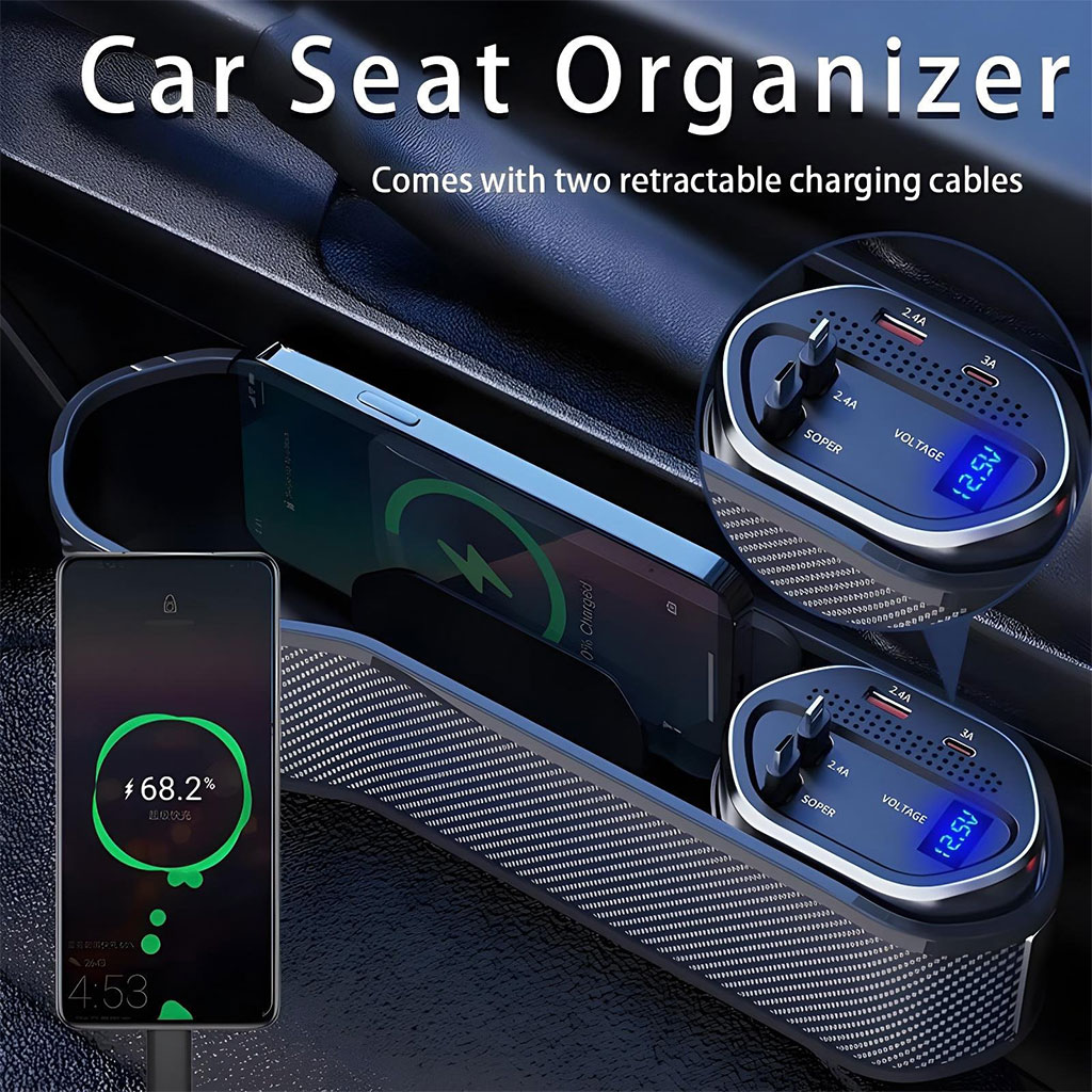 منظم سيارة 5 في 1 للمقاعد الخلفية