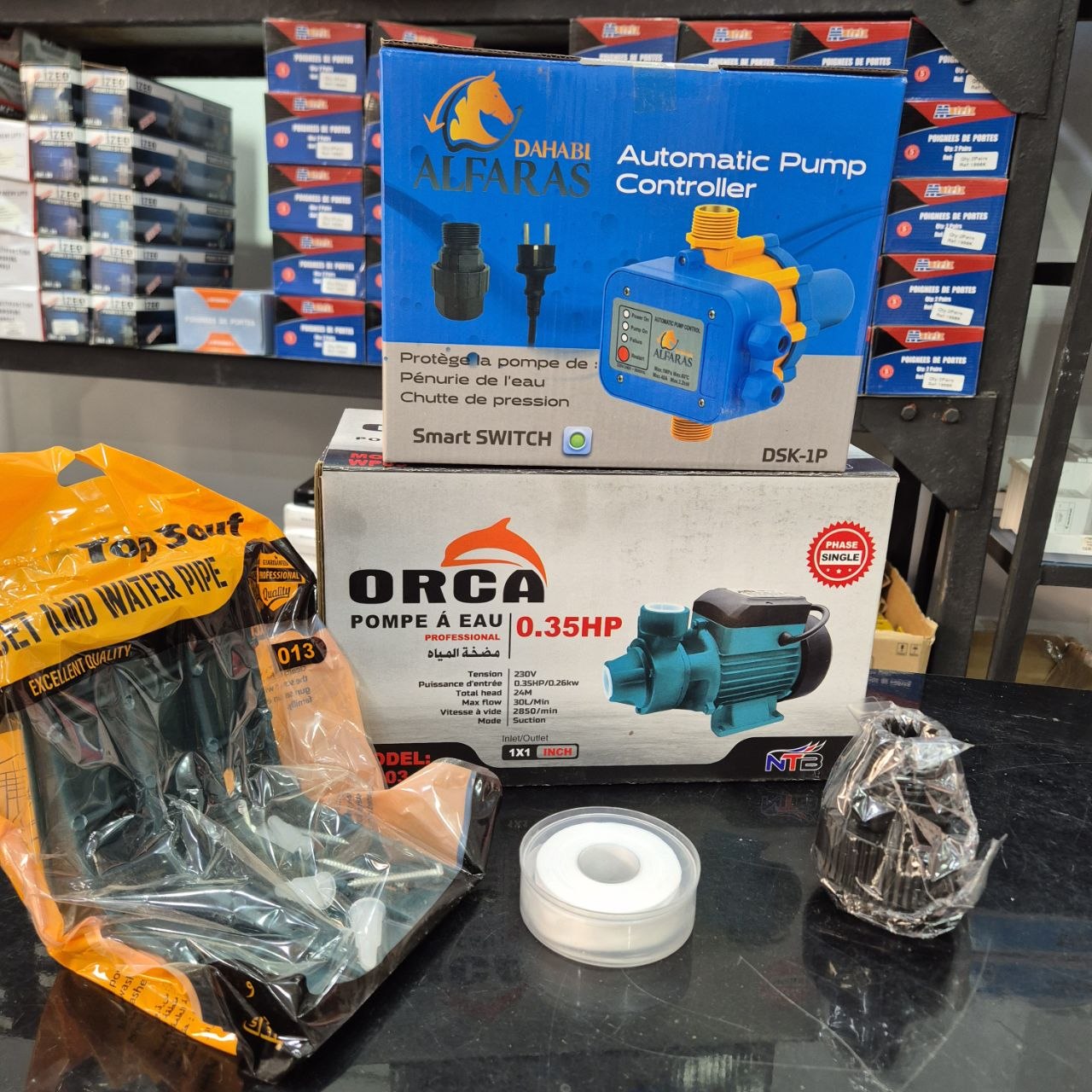 Pack pompe Orca + cerveau + cadeaux 🎁